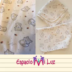 Manta recibidora de algodón