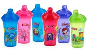 Vaso nuby antiderrame boquilla rígida 270ml