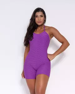 Macaquinho Ibiza Textura Tulipa Açaí - comprar online