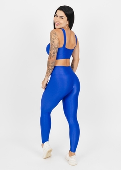 Conjunto de legging canelado arara azul U - comprar online