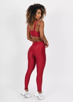Conjunto de legging compressão vermelho U - comprar online