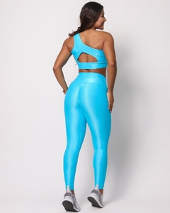 Conjunto de legging compressão azul céu - comprar online