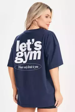 Camiseta Oversized Only Limit Azul