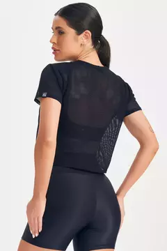 Blusa Box MC Screen Preto - Lifitness