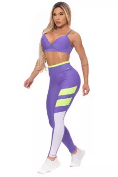 Conjunto de legging FITZONE PURPLE na internet