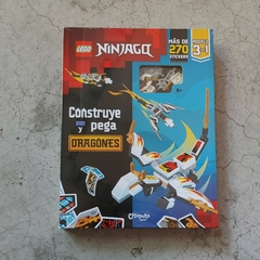 LEGO NINJAGO: CONSTRUYE Y PEGA DRAGONES