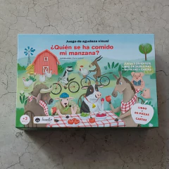 JUEGO DE AGUDEZA VISUAL - ¿QUIÉN SE HA COMIDO MI MANZANA?