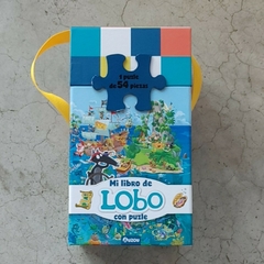 EL LOBO QUE SOÑABA CON EL OCÉANO - MI LIBRO DE LOBO CON PUZLE - 54 PIEZAS