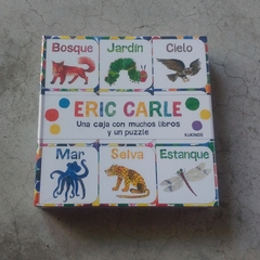 UNA CAJA CON MUCHOS LIBROS Y UN PUZZLE - ERIC CARLE