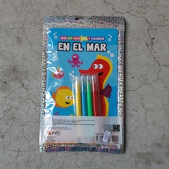 MINI SET PARA LEER Y COLOREAR - EN EL MAR - comprar online