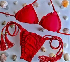 Biquíni Ripple Vermelho