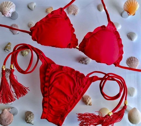 Biquíni Ripple Vermelho