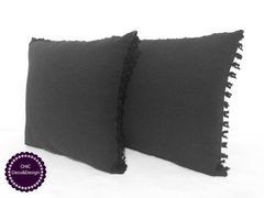 ALMOHADÓN GRIS LISO - tienda online