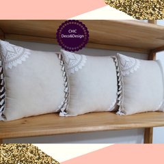 COMBO 3 ALMOHADONES CON RELIEVE