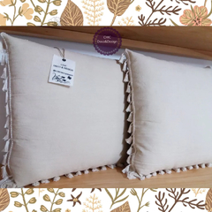 SET 2 ALMOHADONES LISOS - comprar online