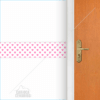 Faixa para Quarto de Bebê - Coração Rosa