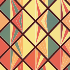 Adesivo de Porta - Geométrico 018 - Triângulos Mix de Cores - comprar online