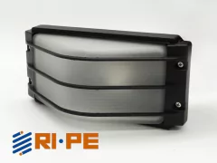 Aplique aluminio rectangular con reja en internet