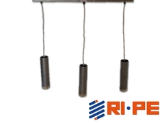 Colgante 3 luces con tubo