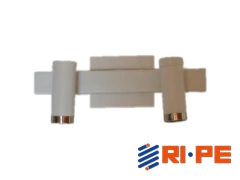 Spot 2 luces tubo con regleta