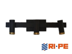 Spot 3 luces tubo con regleta