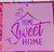 Stencil 20 x 20 cm HOME SWEET HOME