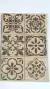 Kit Sellos Troquelados Azulejos 21x14 cm bajo relieve