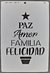 Stencil 20 x 30 Navidad mod, 54