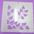 Stencils Decorativos 20 x 20 hojas jardin