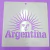 Stencils Decorativos 20 x 20 argentina sol