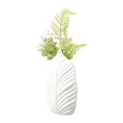 Cachepô de Parede em Cerâmica Palm Leaf  Branco - loja online