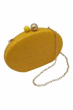 CLUTCH DE YUTE CON CADENA
