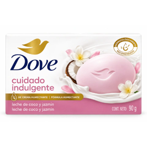 Jabon DOVE CUIDADO INDULGENTE COCO Y JAZMIN 90 gr