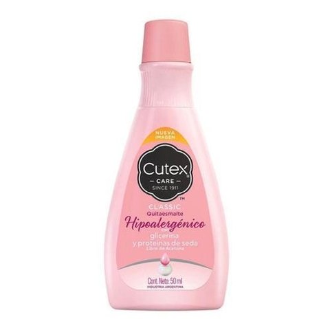 QUITAESMLATE CUTEX 50 ml - HIPOALERGENICO - ROSA