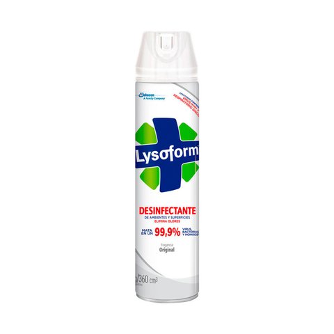DESINFECTANTE DE AMBIENTE LYSOFORM AEROSOL ORIGINAL 360CC