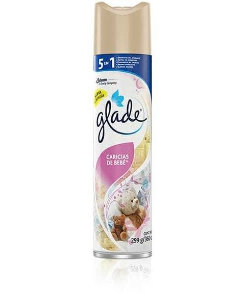 Aromatizante de Ambiente GLADE AERO CARICIAS DE BEBE 360 cc