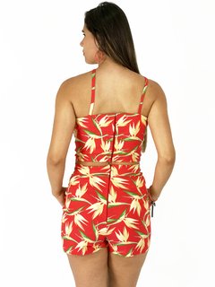 Conjunto Short Cintura Alta E Cropped Bojo Estampado - DONA MIMO ROUPAS E ACESSÓRIOS LTDA ME