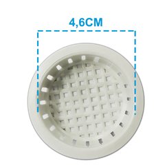 513474 CESTINHA P/VALVULA AMERICANA PLAST.BRANCO (RALINHO) 2020 - comprar online