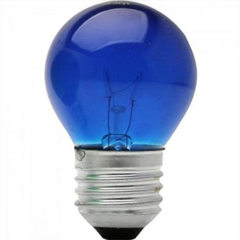 519324 LAMPADA BOLINHA BRASFORT E27 15W X 127V AZUL 8480