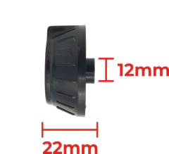 520203 BOTAO P/ AIR FRYER BRITANIA PRO SAUDE PRETO 168 - loja online