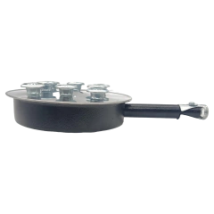 520277 QUEIM. ROA SEMINOX 8 CAULINS CURTO 12CM FOGAO INDL GR 7496 - loja online