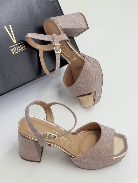 SANDALIAS SHEIN 6472.207 ORO ROSADO - comprar online