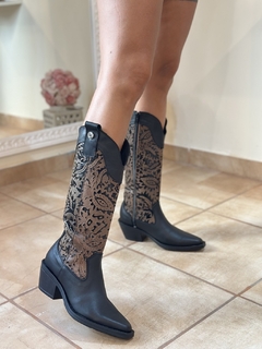 BOTAS RANGLER NEGRA/CHOCO en internet