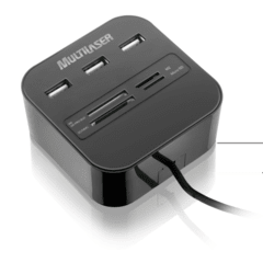 Combo HUB + Leitor de Cartão Universal Multilaser - AC121