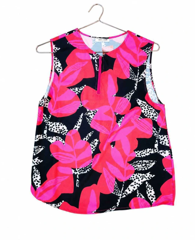 Blusa IKEBANA sin mangas