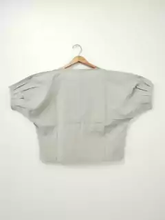 Blusa CLARA cemento - Puntos en el espacio