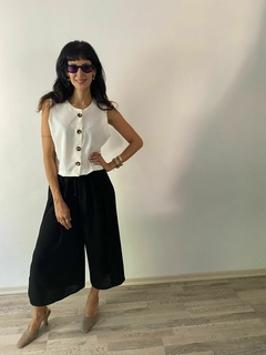 TOP boton CREMA - comprar online