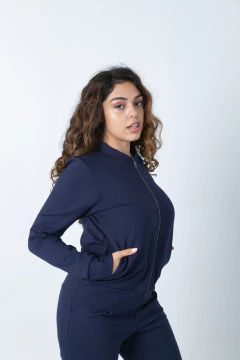 Campera GRACIELA azul - Puntos en el espacio