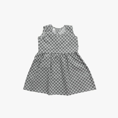 Vestido VOILE lunares cemento