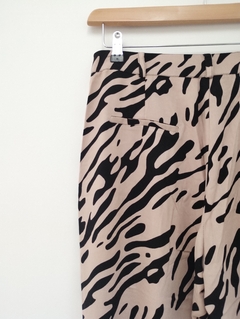 Pantalón SYDNEY negro y beige - Puntos en el espacio